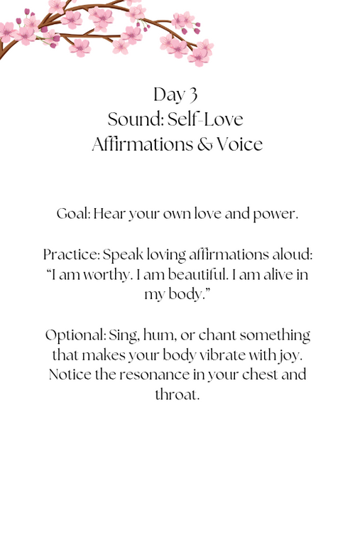 7 Day Sensory Challenge