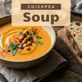 Chickpea, Garlic & Roasted Pepper Soup
